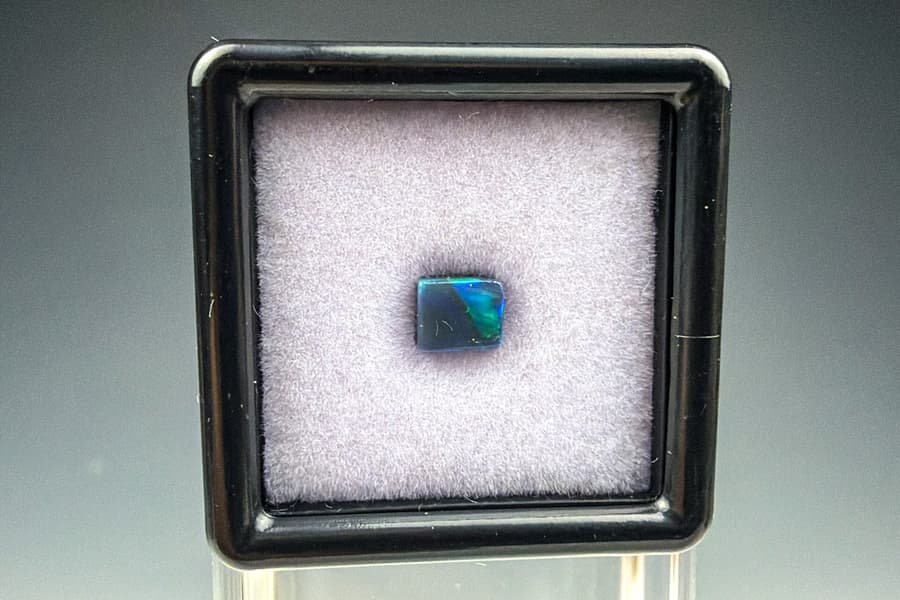 Schwarz Opal 0,46 ct